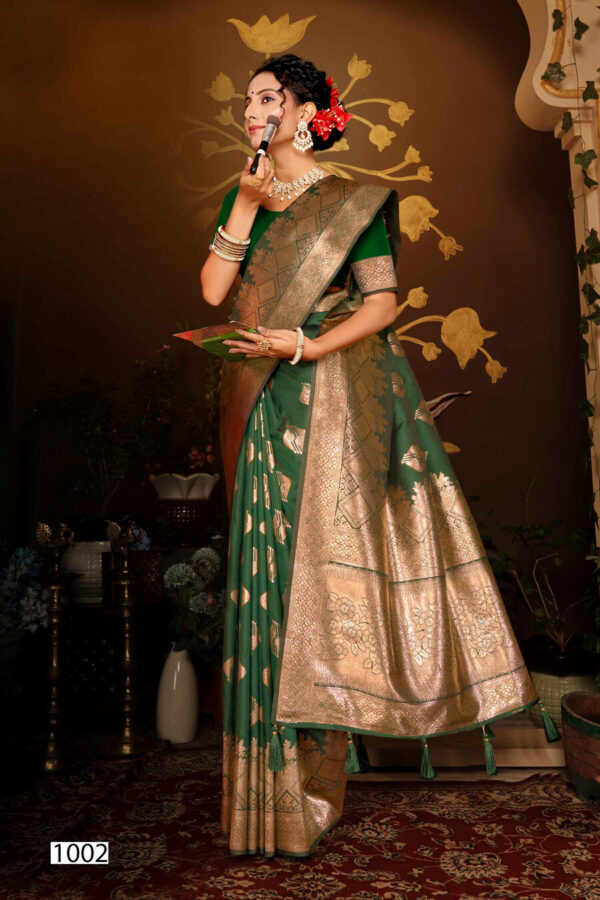 Saroj Sankalp Silk Vol 7 Festive Wear Fancy Silk Saree Catalog Collection - Image 6