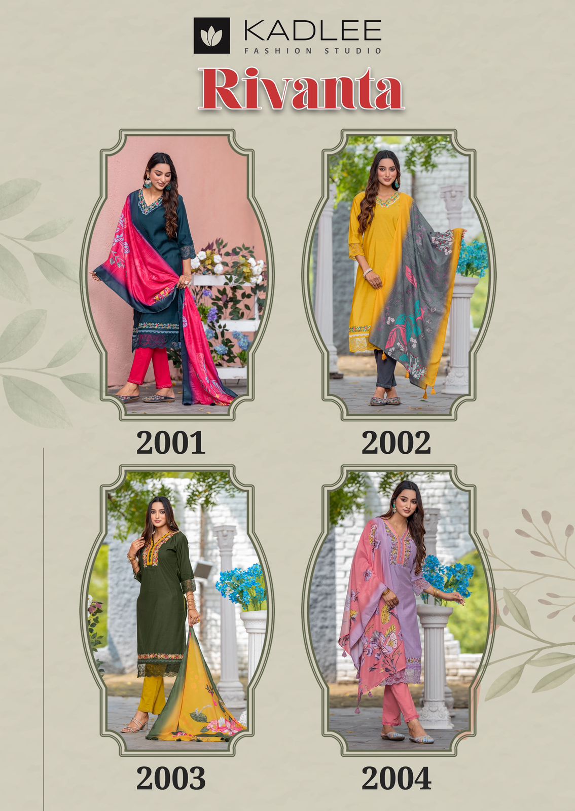 Kadlee Rivanta Viscose Weaving Kurti Bottom With Dupatta Catalog Collection Supplier - Image 6