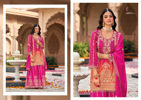 Eba Rangeen Chinon Digital Printed Ready Made Suits Collection Catalog - Image 3