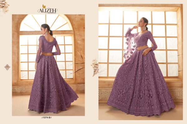 Alizeh Bridal Heritage Vol 3 Color Saga Designer Lehenga Choli Wholesale Collection - Image 16