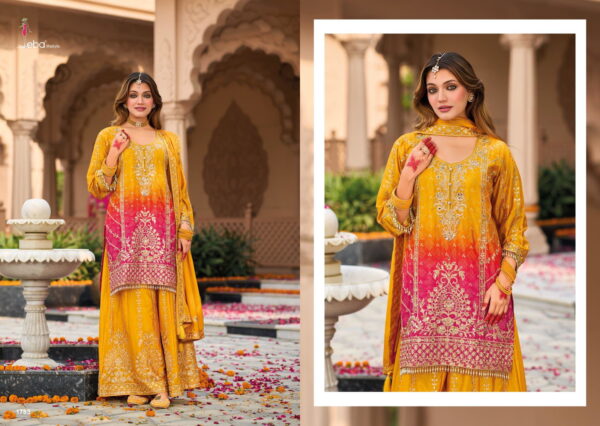 Eba Rangeen Chinon Digital Printed Ready Made Suits Collection Catalog - Image 5
