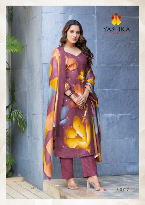 Yashika Dua 3 Cotton Digital Printed Dress Material Catalog Collection Wholesale Supplier - Image 3