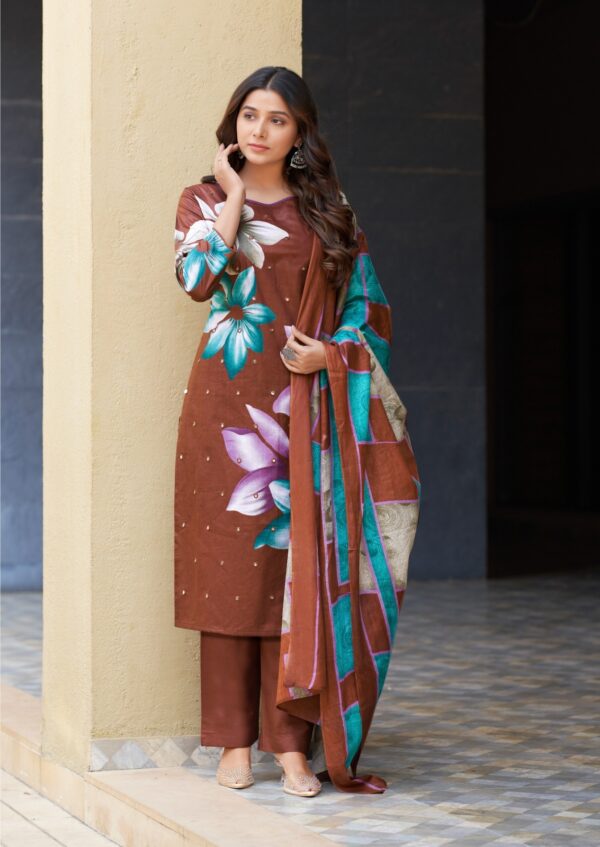 Yashika Dua 3 Cotton Digital Printed Dress Material Catalog Collection Wholesale Supplier - Image 4