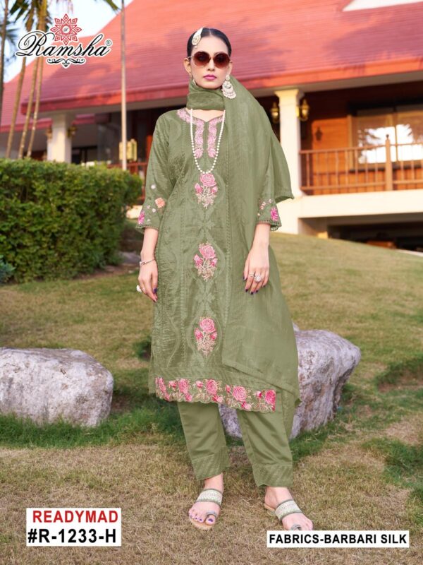 Ramsha R 1233 E To H Ready Made Pakistani Salwar Suits Catalog Collection Wholesale - Image 4