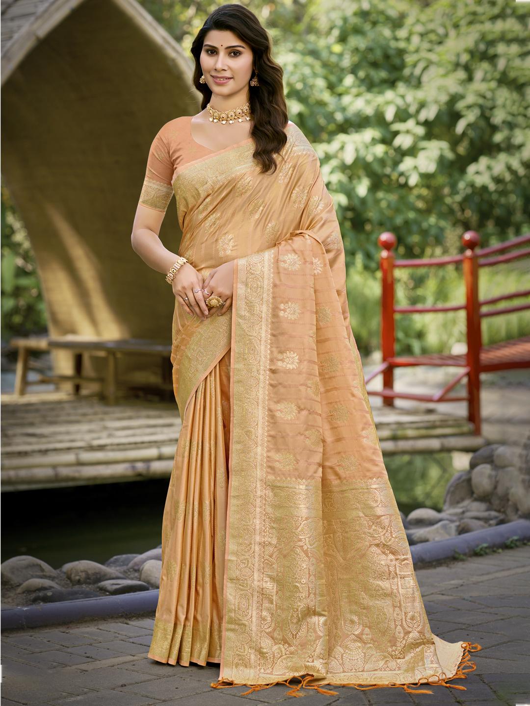 Bunawat Pitambari Festive Wear Satin Silk Saree Catalog Collection Dealer - Image 3