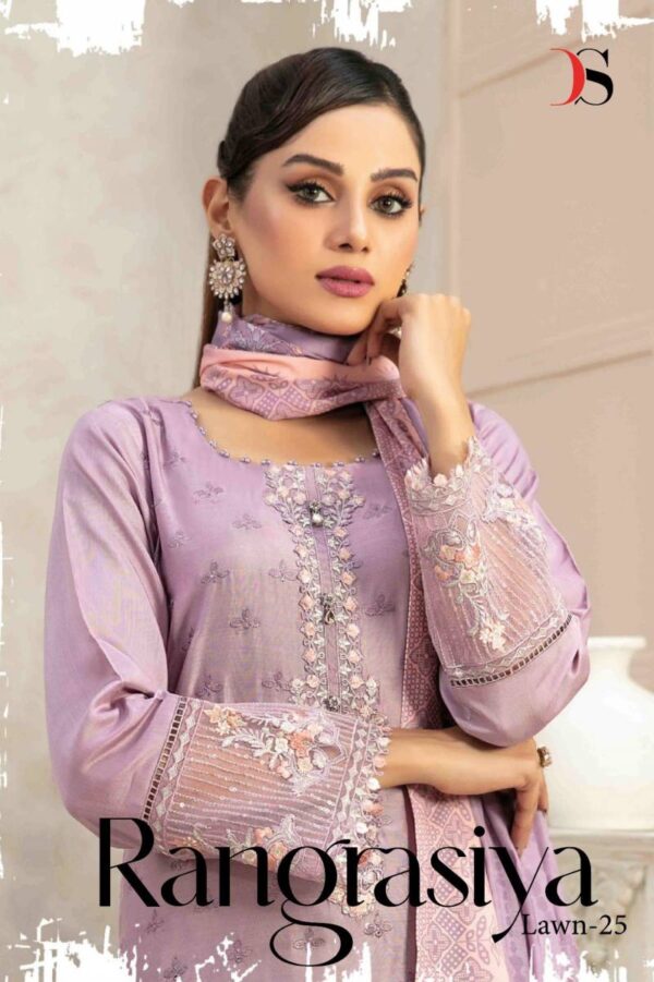 Deepsy Rangrasiya Lawn 25 Cotton Pakistani Salwar Suit Catalog Collection Exporter
