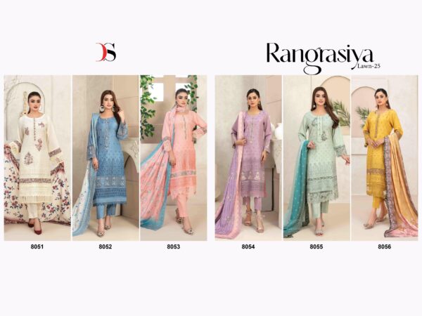Deepsy Rangrasiya Lawn 25 Cotton Pakistani Salwar Suit Catalog Collection Exporter - Image 8