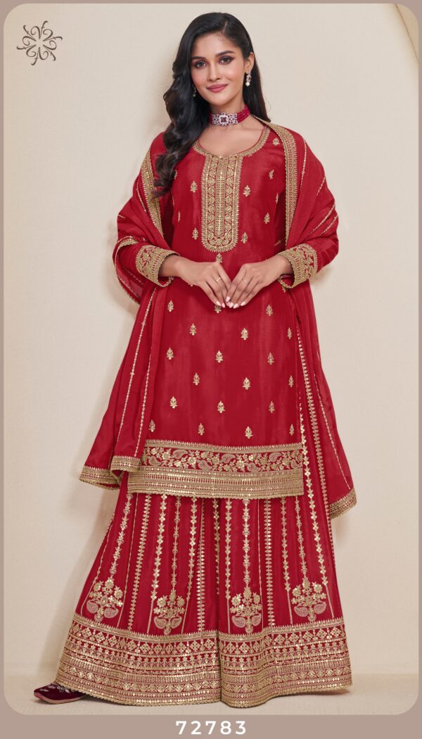 Vinay Kuleesh Sangeet Designer Salwar Kameez Catalog Collection Wholesale - Image 2