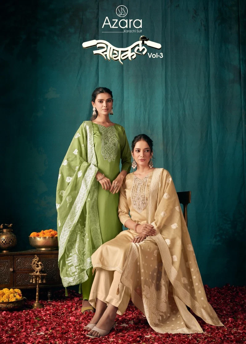 Radhika Azara Cycle Vol 3 Jam Cotton Dress Material Catalog Collection Wholesale