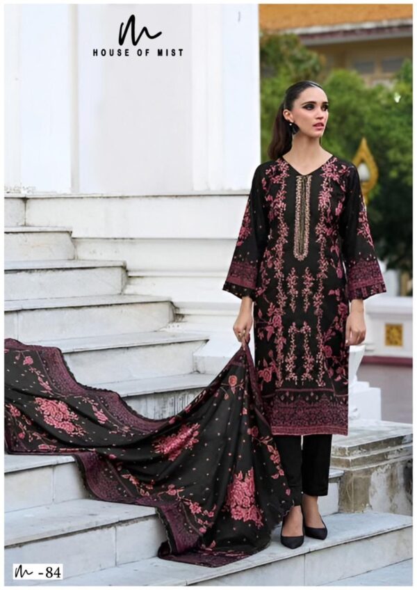 House Of Mist Ghazal Vol 9 Cotton Dress Material Catalog Collection Wholesale - Image 6