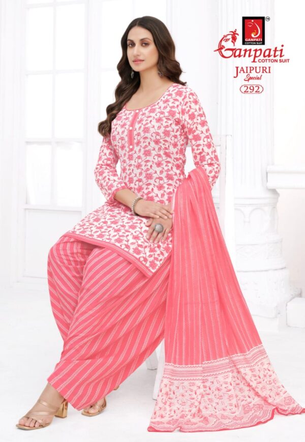 Ganpati Jaipuri Patiyala Vol 13 Cotton Dress Material Catalog Collection - Image 6