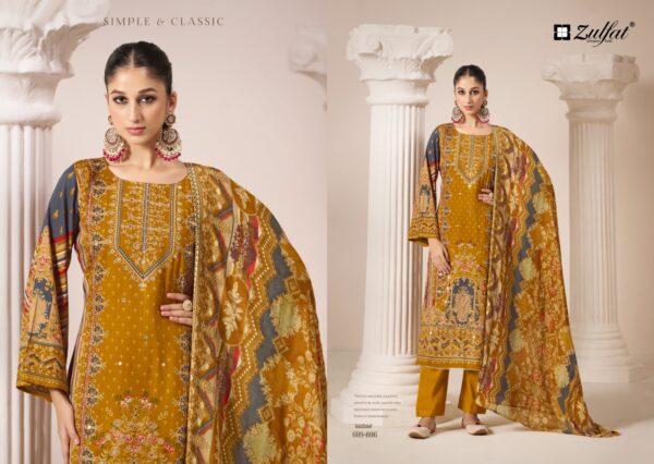 Zulfat Aayat Vol 9 Rayon Digital Printed Dress Material Catalog Collection - Image 3