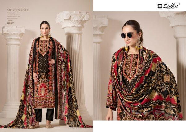 Zulfat Aayat Vol 9 Rayon Digital Printed Dress Material Catalog Collection - Image 4