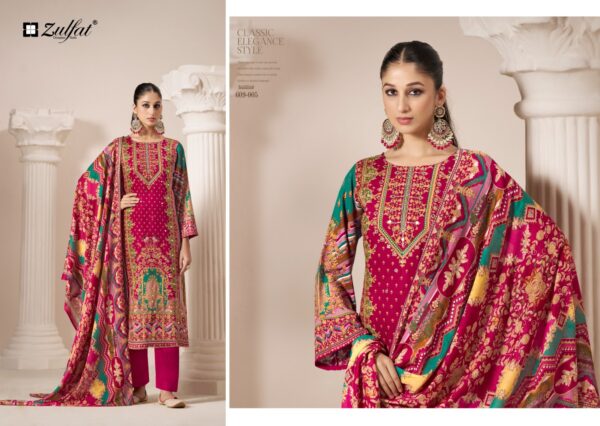 Zulfat Aayat Vol 9 Rayon Digital Printed Dress Material Catalog Collection - Image 5