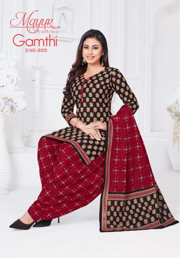 Mayur Gamthi Vol 8 Cotton Printed Dress Material Catalog Collection Wholesale - Image 2