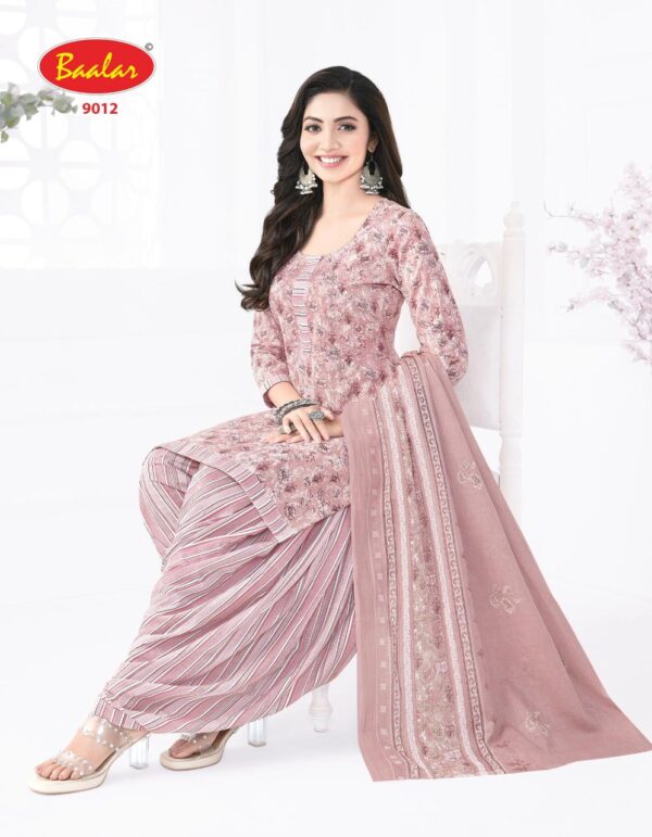 Baalar Cristal Vol 09 Cotton Printed Fancy Dress Material Collection Wholesale Catalog - Image 7