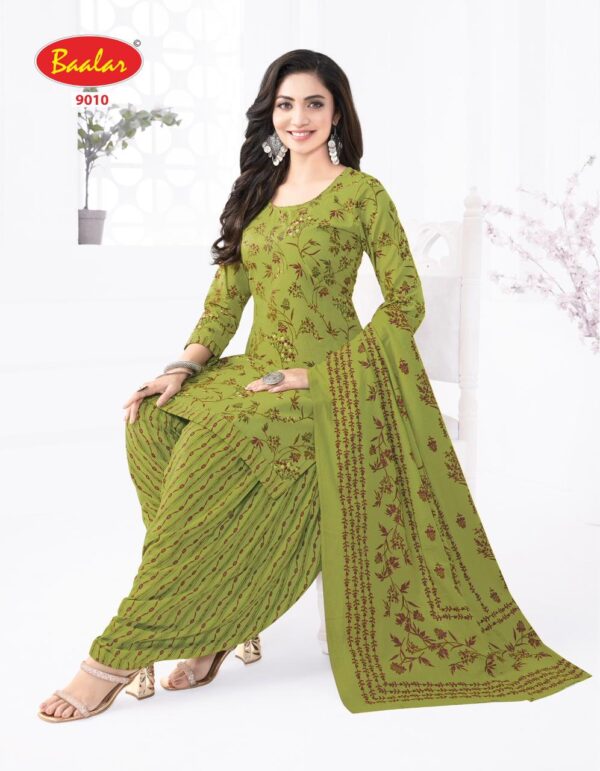 Baalar Cristal Vol 09 Cotton Printed Fancy Dress Material Collection Wholesale Catalog - Image 2