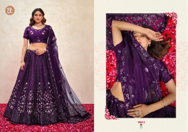 Elegance Vol 1 Designer Silk Lehenga Choli Catalog Collection Wholesale - Image 5