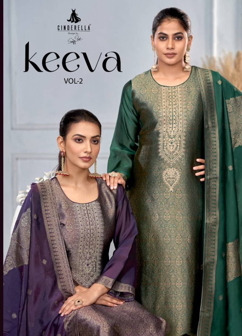 Cinderella Keeva Vol 2 Banglory Silk Salwar Suit Collection Wholesale