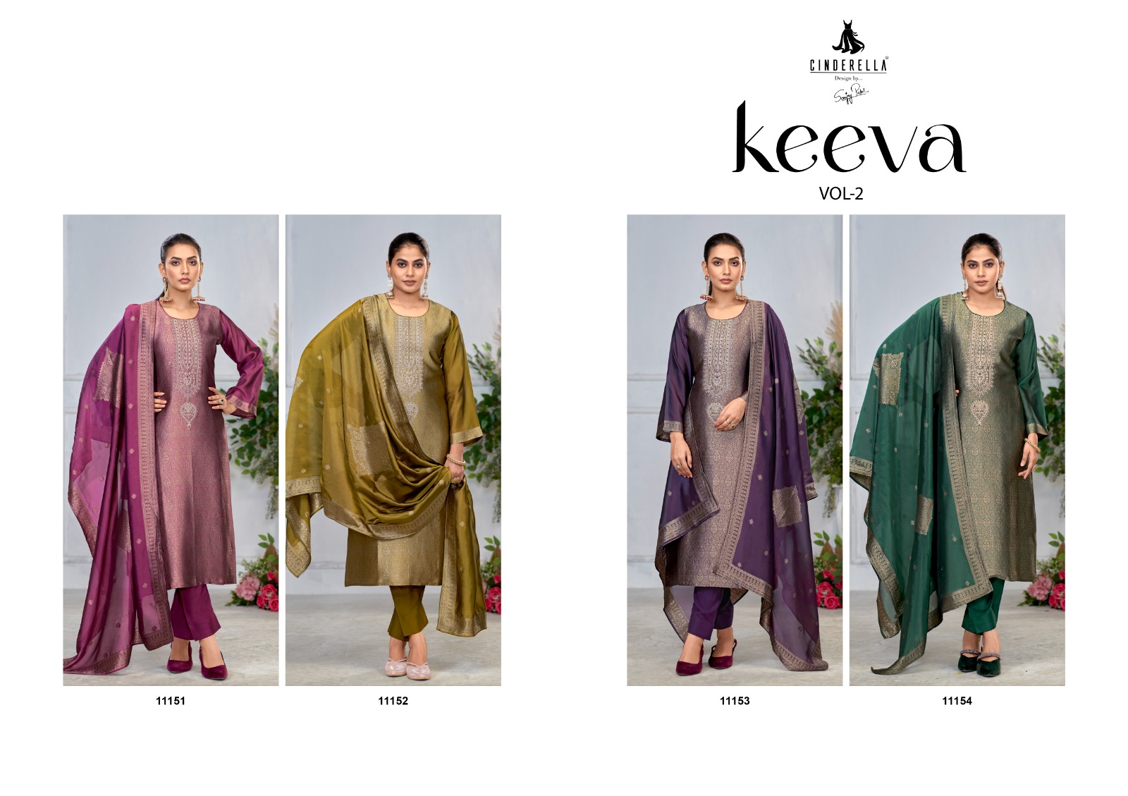 Cinderella Keeva Vol 2 Banglory Silk Salwar Suit Collection Wholesale - Image 7