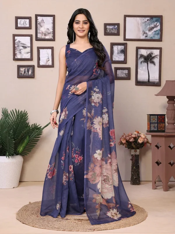 Meera 248 Party Wear Printed Cotton Saree Catalog Collection Wholesale
