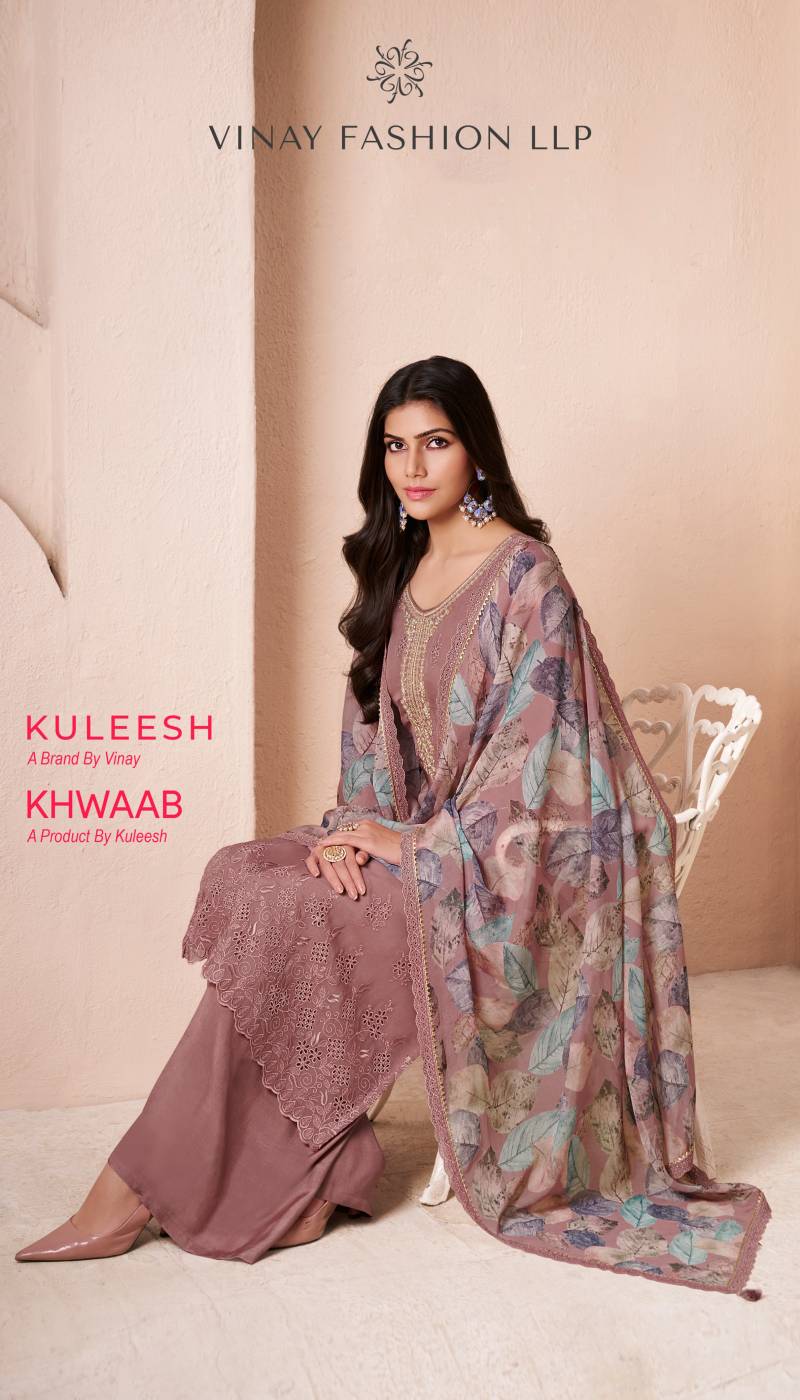 Vinay Kuleesh Khwaab Designer Salwar Kameez Catalog Collection Wholesale Supplier