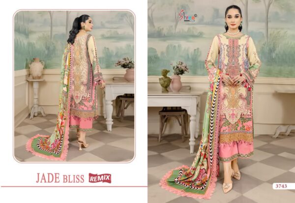 Shree Jade Bliss Remix Cotton Dupatta Pakistani Salwar Suits Catalog Wholesale Supplier - Image 3