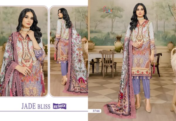 Shree Jade Bliss Remix Cotton Dupatta Pakistani Salwar Suits Catalog Wholesale Supplier - Image 4