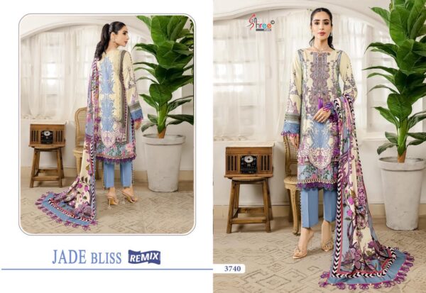 Shree Jade Bliss Remix Cotton Dupatta Pakistani Salwar Suits Catalog Wholesale Supplier - Image 6