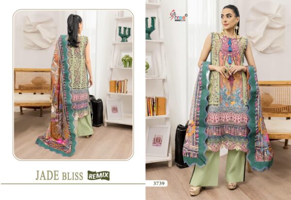 Shree Jade Bliss Remix Cotton Dupatta Pakistani Salwar Suits Catalog Wholesale Supplier - Image 7