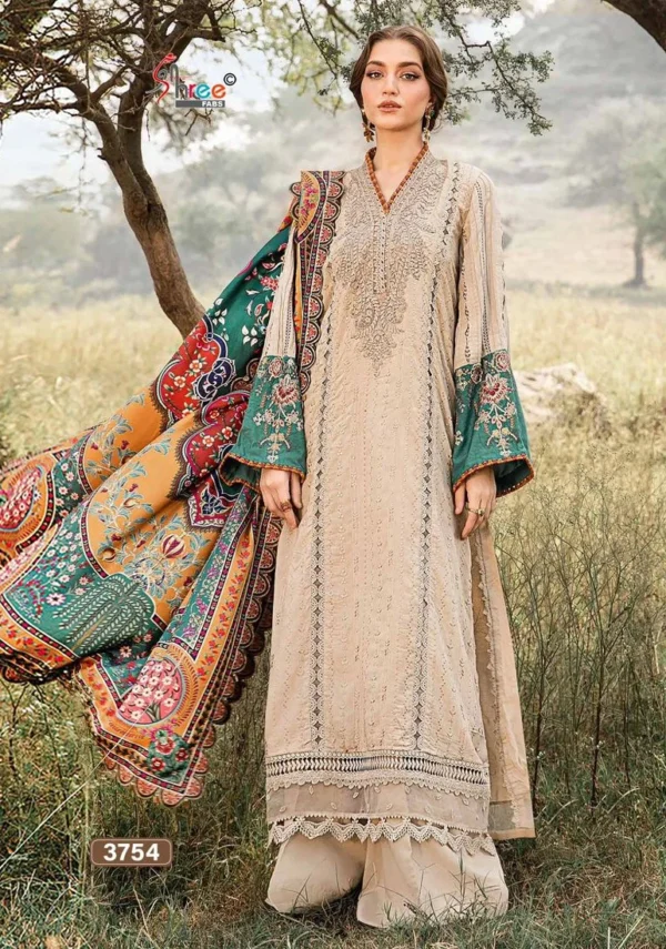 Shree Mariya B Exclusive Collection Vol 13 Chiffon Dupatta Salwar Suit Catalog Wholesale Collection