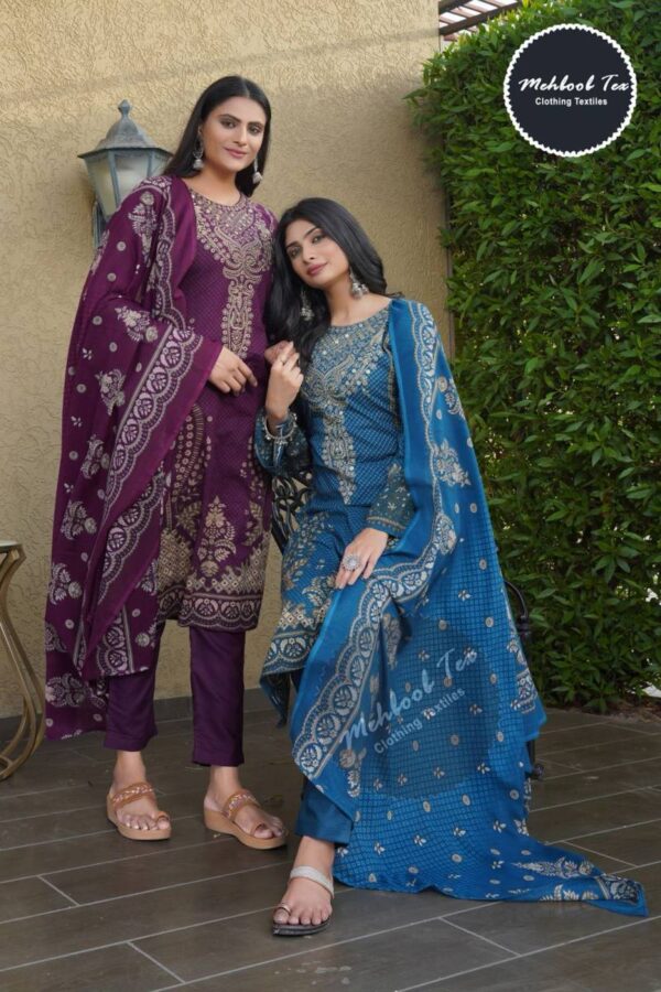 Mehboob Tex 1403 Cotton Dupatta Pakistani Salwar Suits Catalog Collection