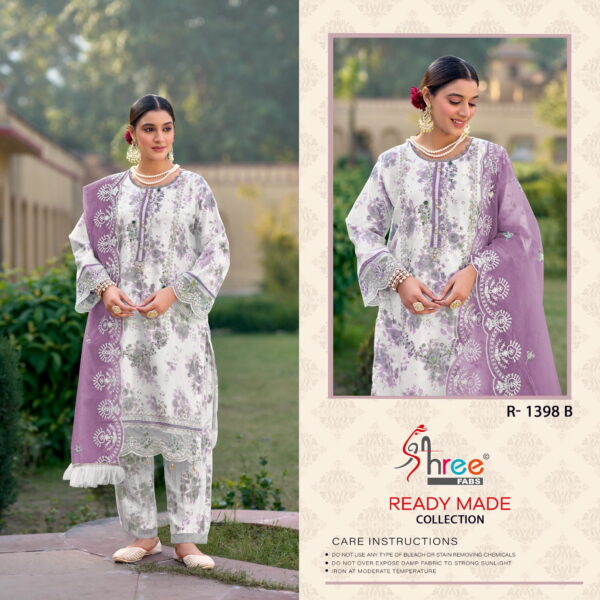 Shree R 1398 Ready Made Pakistani Salwar Suits Collection Wholesale - Image 5