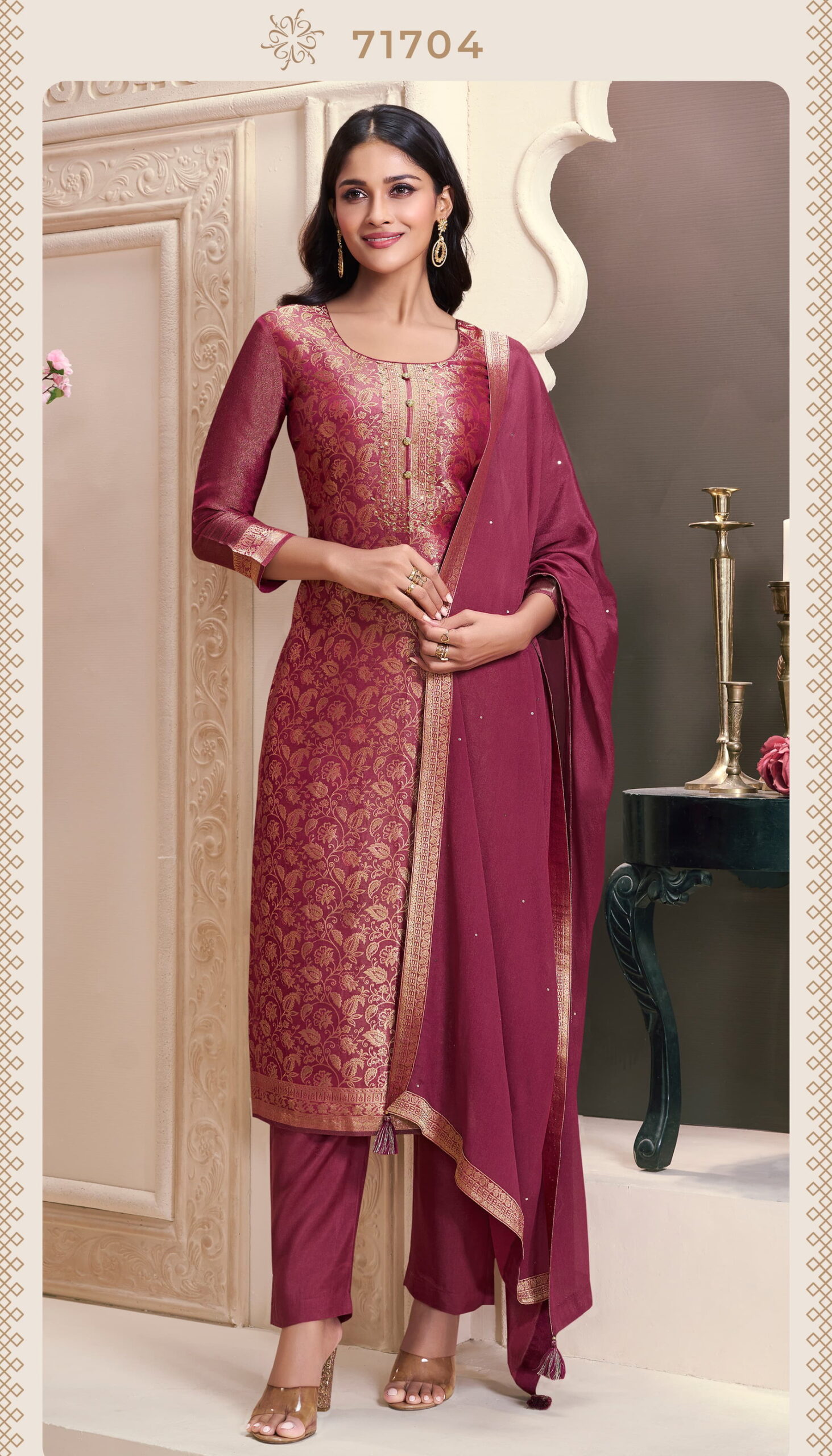 Vinay Kuleesh Star 2 Designer Salwar Kameez Catalog Collection Wholesale - Image 5