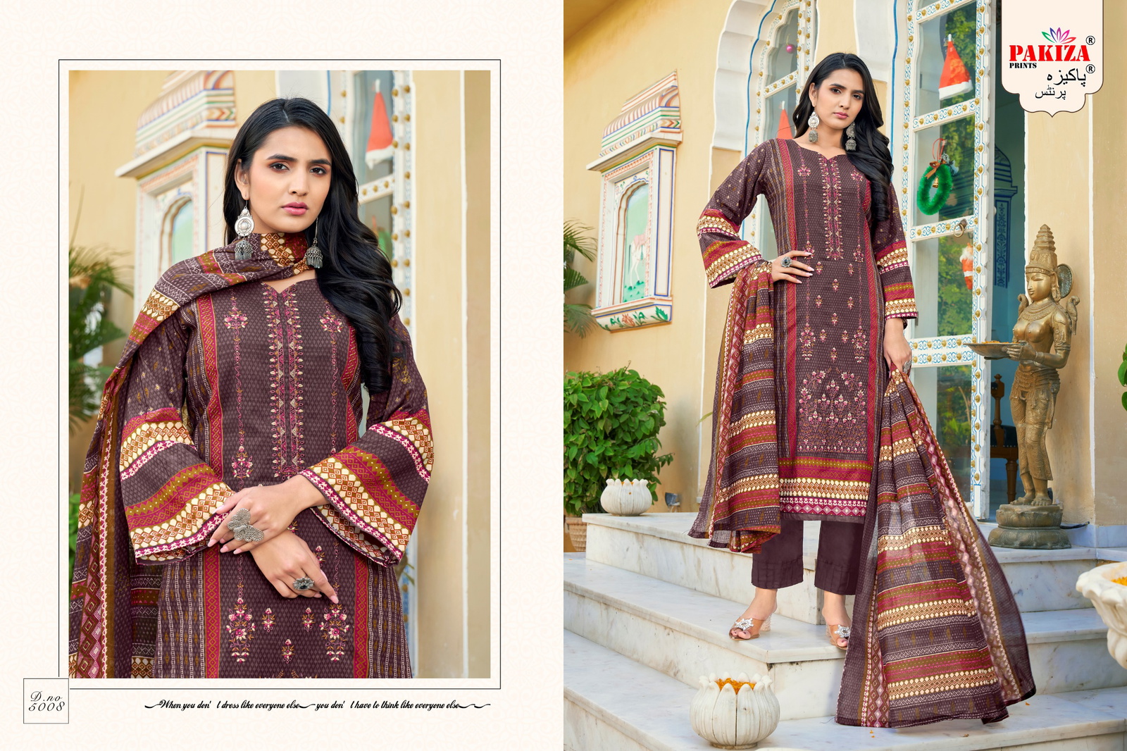 Pakiza Abu Saeed Vol 50 Cotton Printed Dress Material Collection Wholesale Catalog - Image 12