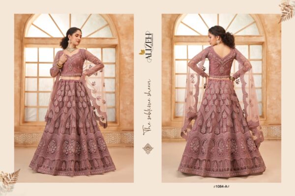 Alizeh Bridal Heritage Vol 3 Color Saga Designer Lehenga Choli Wholesale Collection - Image 18