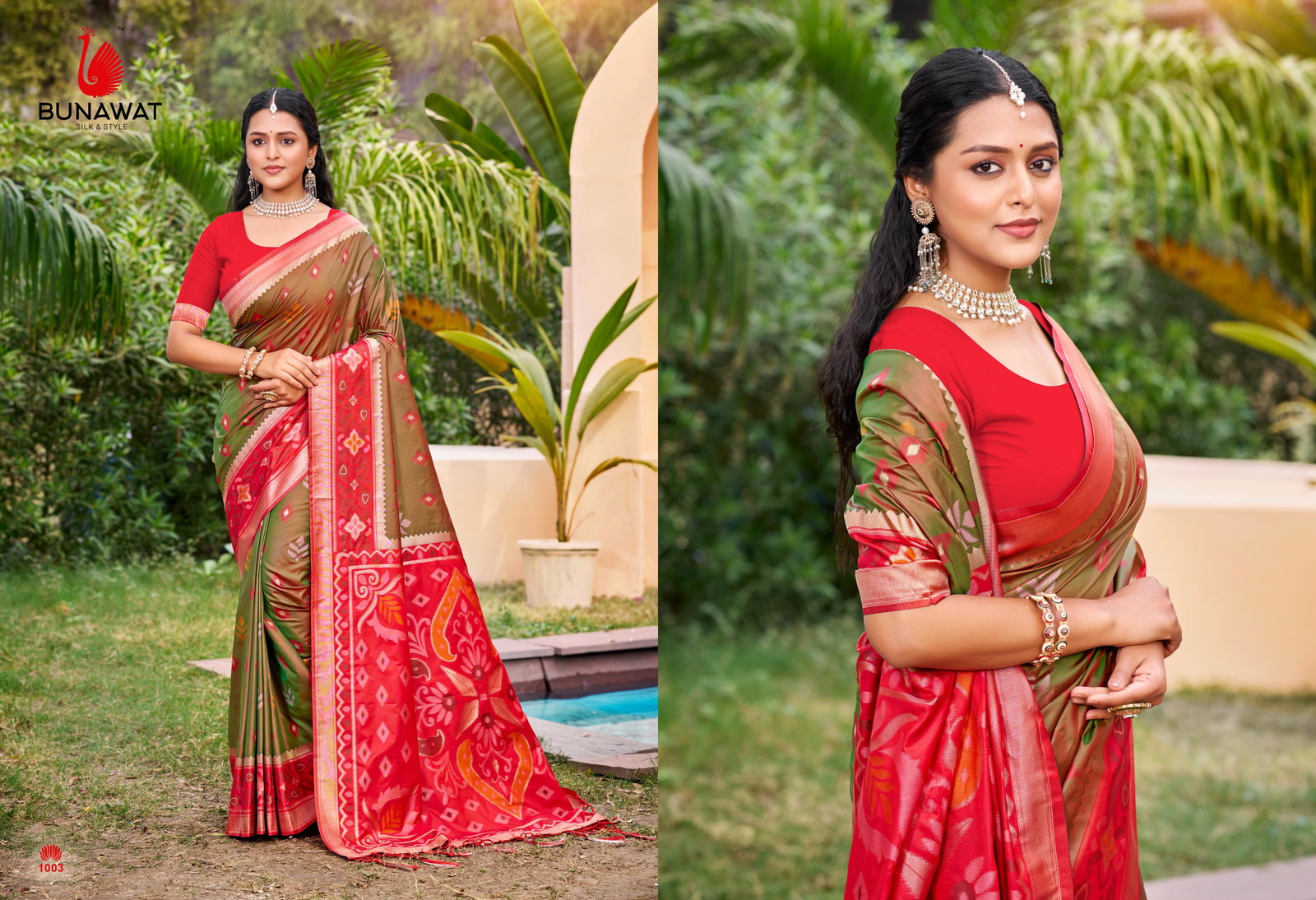 Bunawat Pochampalli Silk Vol 4 Silk Sarees Catalog Collection Wholesale - Image 10