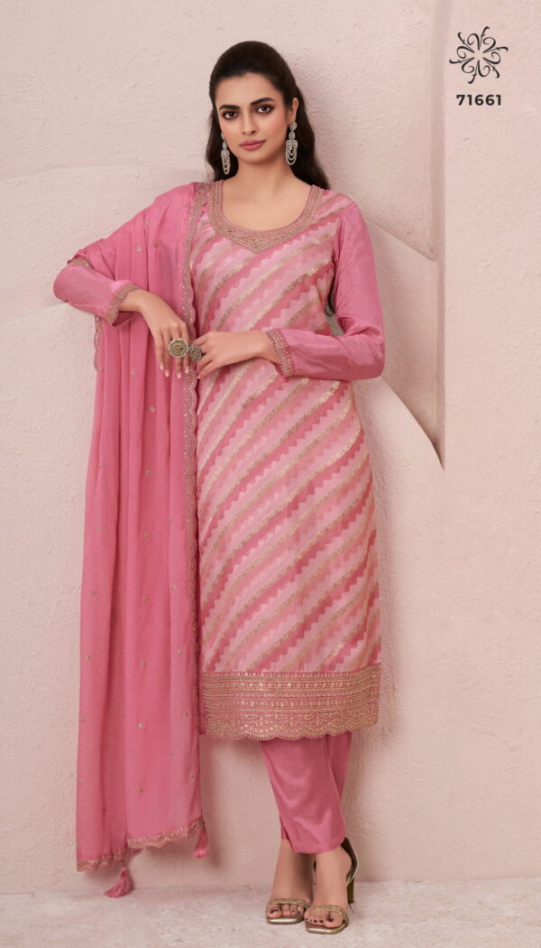 Vinay Kuleesh Aasmaa 2 Designer Salwar Kameez Catalog Collection Wholesale - Image 4