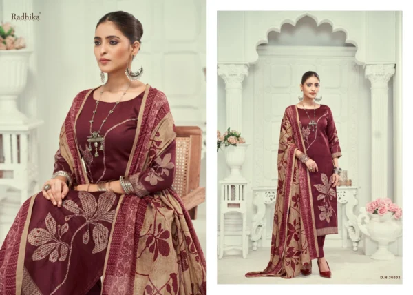 Radhika Azara Jivika Vol 3 Cotton Printed Dress Material Collection - Image 7