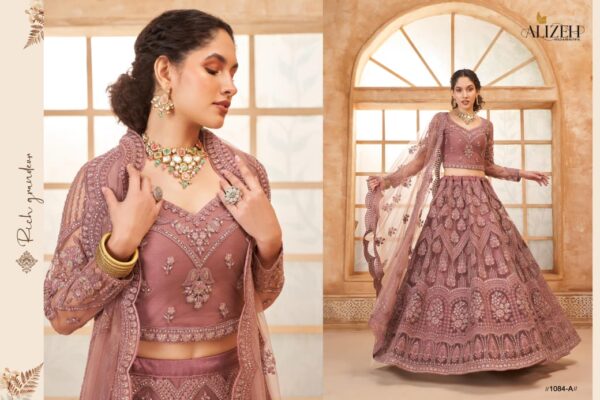 Alizeh Bridal Heritage Vol 3 Color Saga Designer Lehenga Choli Wholesale Collection - Image 20