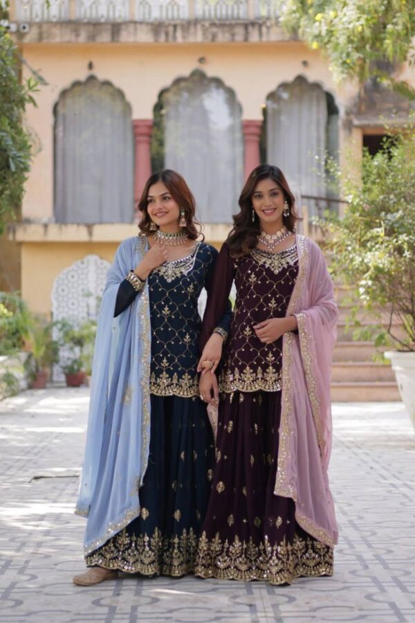 Luna Vol 13 Designer Embroidered Georgette Suits Collection Wholesale Catalog