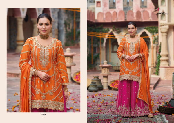 Eba Kanak Chinon Embroidered Ready Made Pakistani Suits Catalog Collection - Image 4