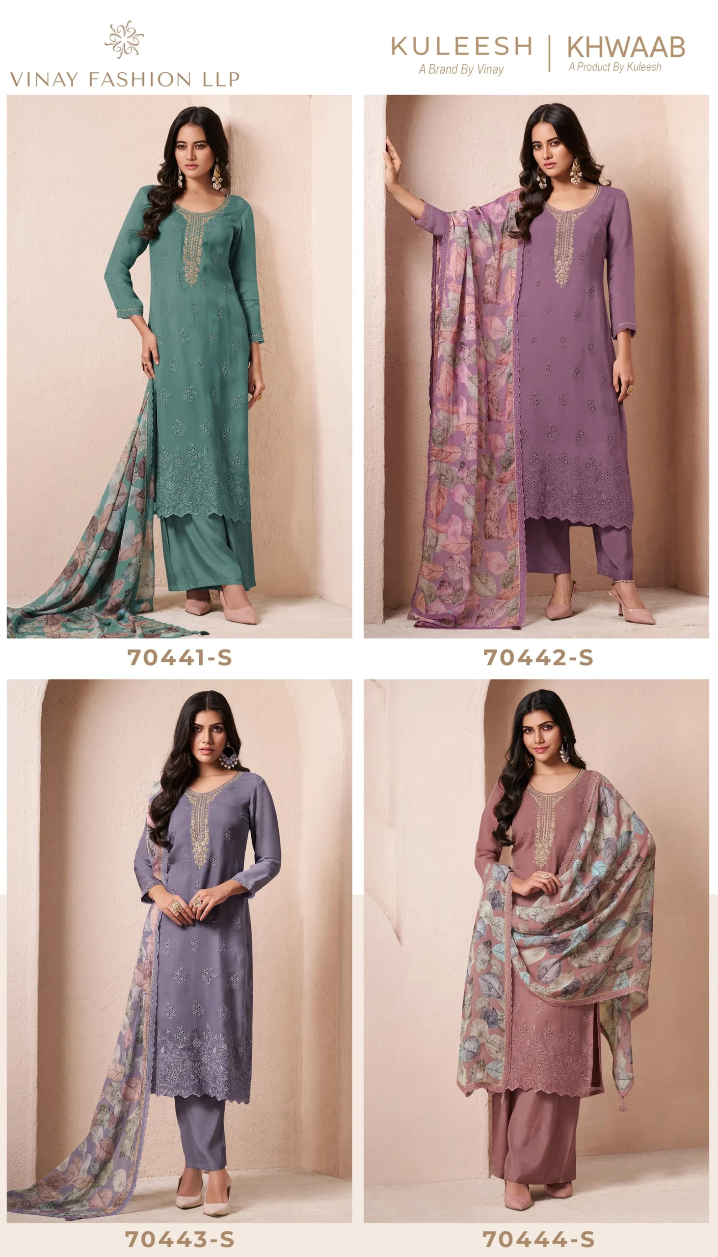 Vinay Kuleesh Khwaab Designer Salwar Kameez Catalog Collection Wholesale Supplier - Image 7