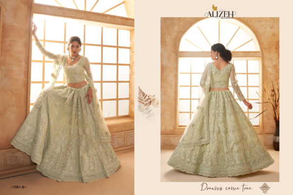Alizeh Bridal Heritage Vol 3 Color Saga Designer Lehenga Choli Wholesale Collection - Image 22