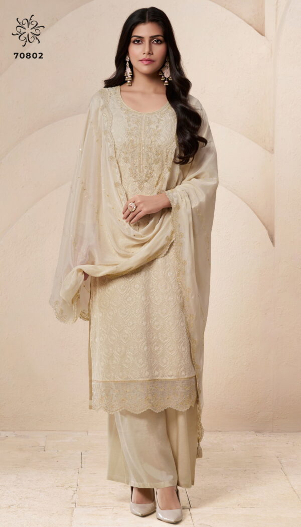 Vinay Kuleesh Saroj 2 Embroidered Salwar Kameez Catalog Collection Wholesale - Image 6