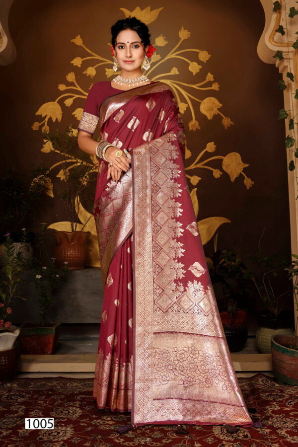 Saroj Sankalp Silk Vol 7 Festive Wear Fancy Silk Saree Catalog Collection - Image 2