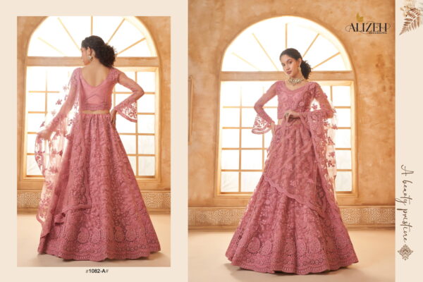 Alizeh Bridal Heritage Vol 3 Color Saga Designer Lehenga Choli Wholesale Collection - Image 5