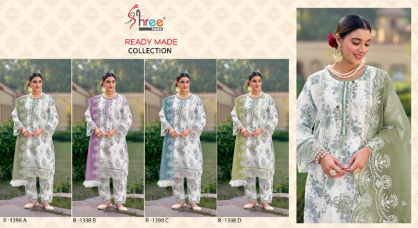 Shree R 1398 Ready Made Pakistani Salwar Suits Collection Wholesale - Image 2