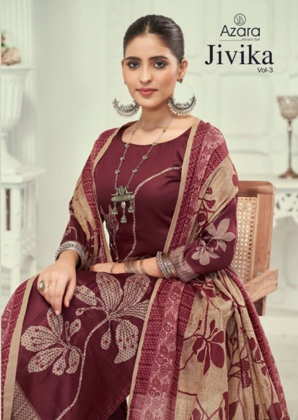Radhika Azara Jivika Vol 3 Cotton Printed Dress Material Collection