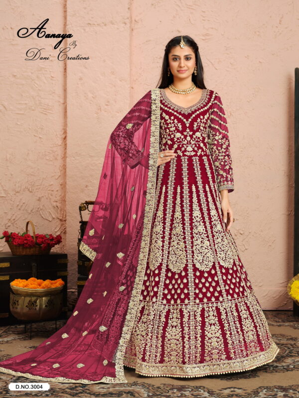 Aanaya Vol 130 Designer Net Salwar Kameez Collection Wholesale - Image 5